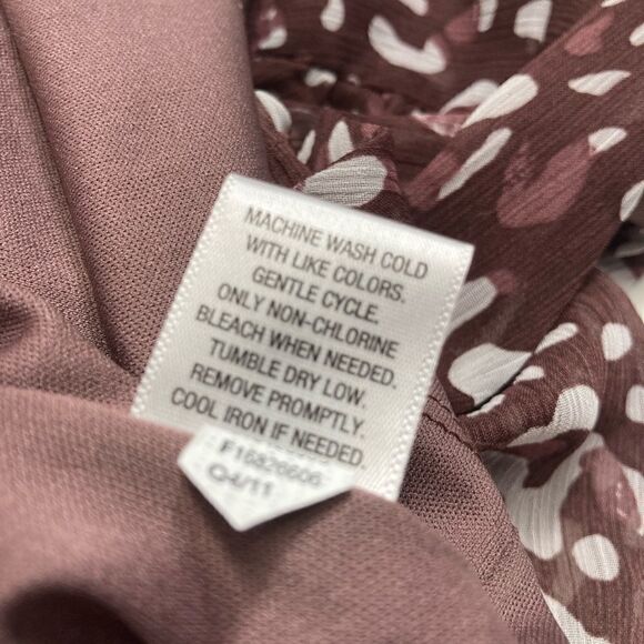 MERONA,Dress, Brownish/Purple, Size L,Cap Sleeves - Picture 7 of 10